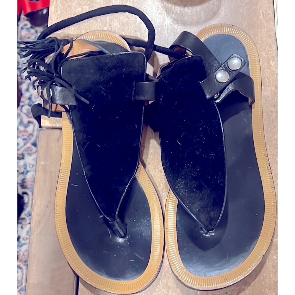 Isabel Marant Black Sandals